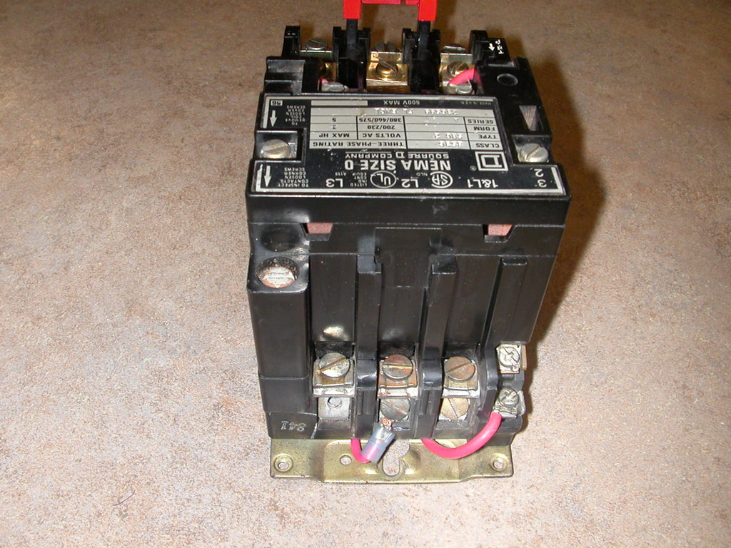 Square D  3-Phase Size 0 Electric Motor Starter
